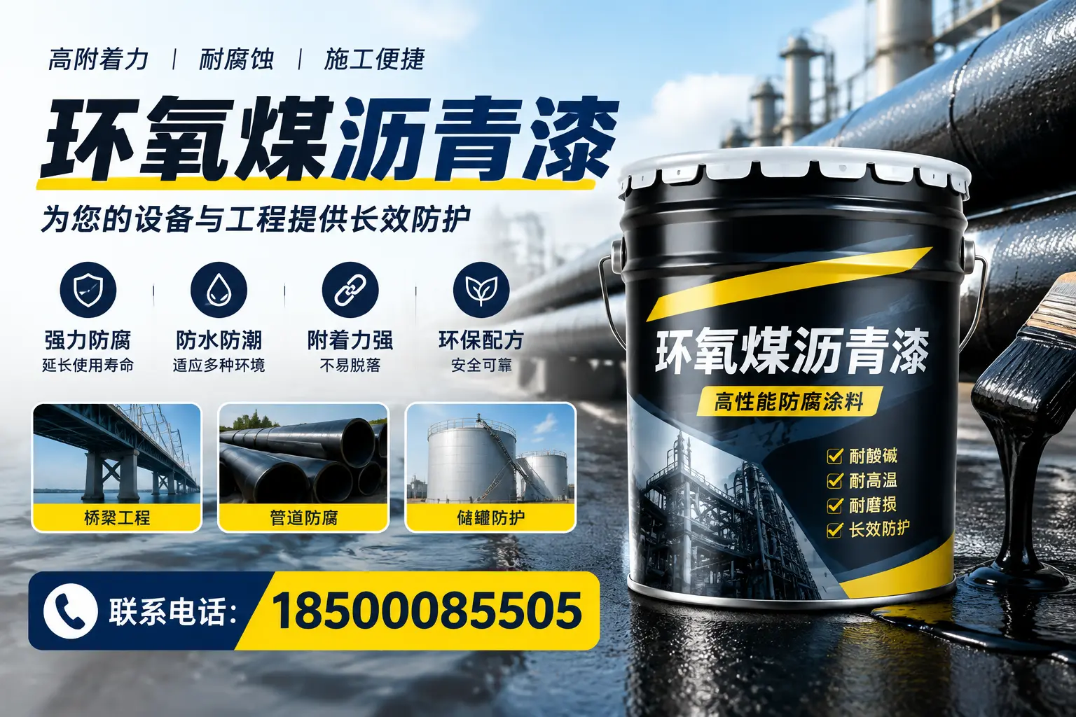 环氧煤沥青漆与其他涂料的对比分析，助力恩施企业决策